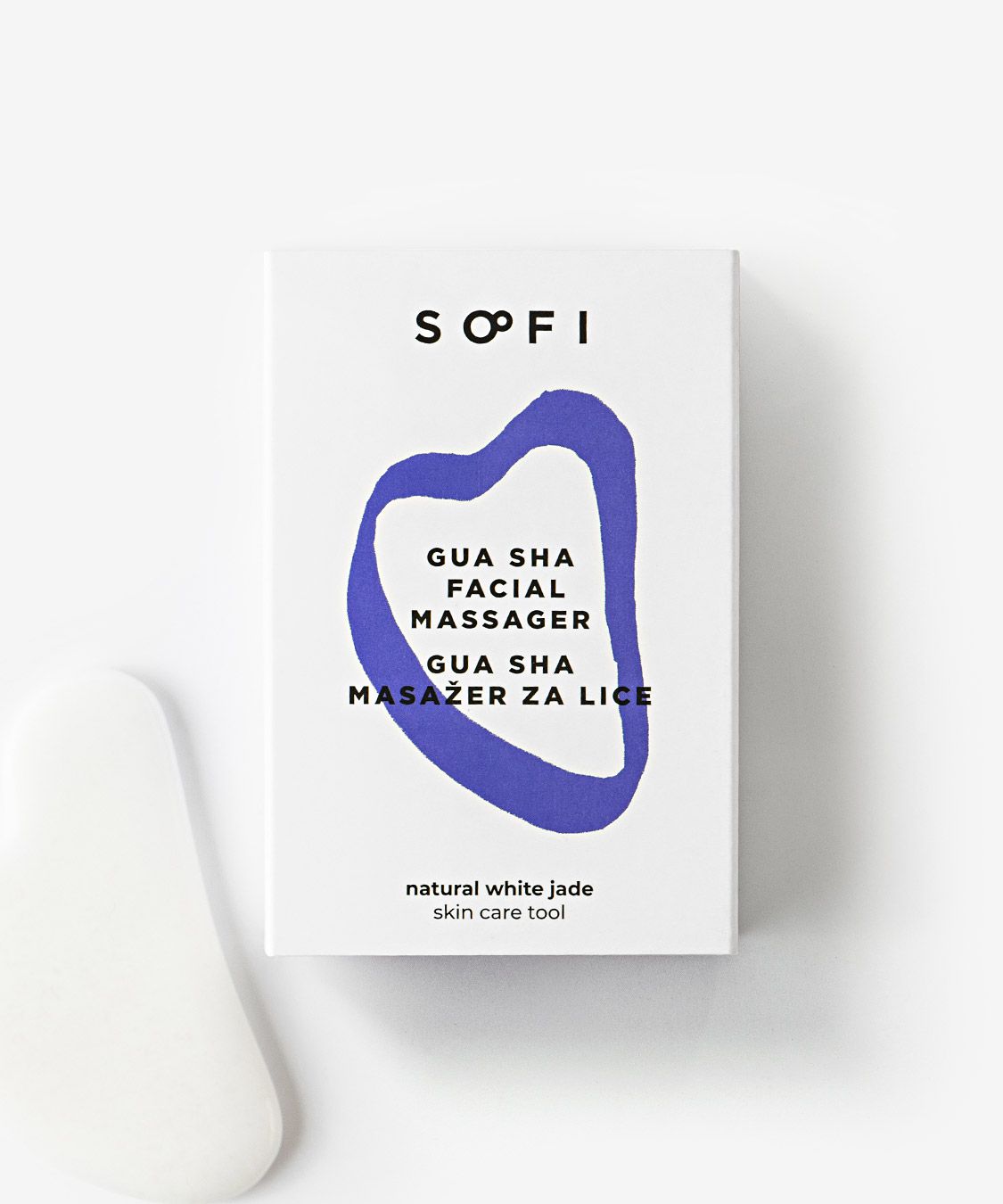 Gua sha — white jade