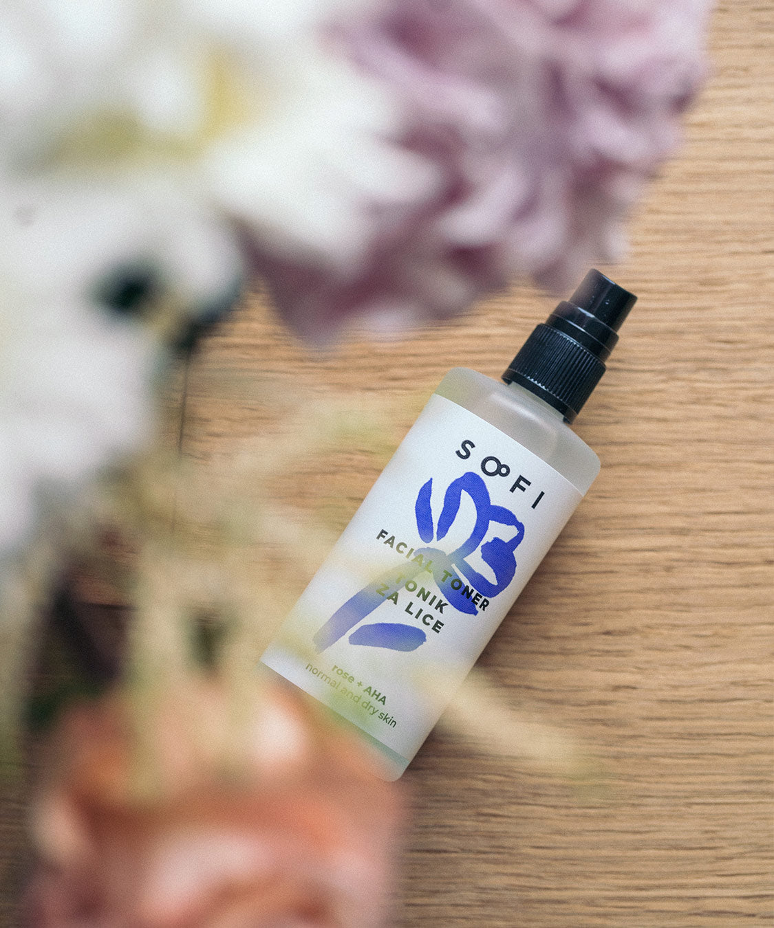 Facial toner — rose + AHA